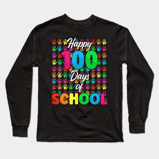 100 Days Of School 100th Day Of School Long Sleeve T-Shirt